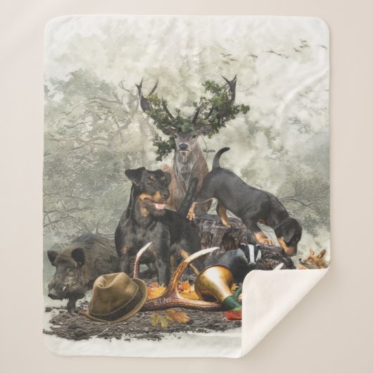 Jagdschrecker, Deutscher Jagdterrier Sherpadecke (Vorderseite)