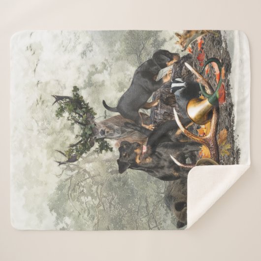 Jagdschrecker, Deutscher Jagdterrier Sherpadecke (Vorderseite (Horizontal))