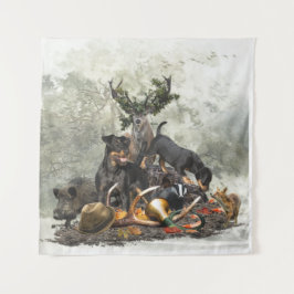 Jagdschrecker, Deutscher Jagdterrier Wandteppich