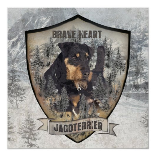 Jagdschrecker, deutsches Jagdterfinder-Poster Poster (Vorderseite)