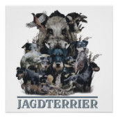Jagdschrecker, deutsches Jagdterfinder-Poster Poster (Vorderseite)