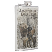 Jagdschrecker, Liebes Tier / Renbrad Coffee Tasse Flachmann (Rechts)