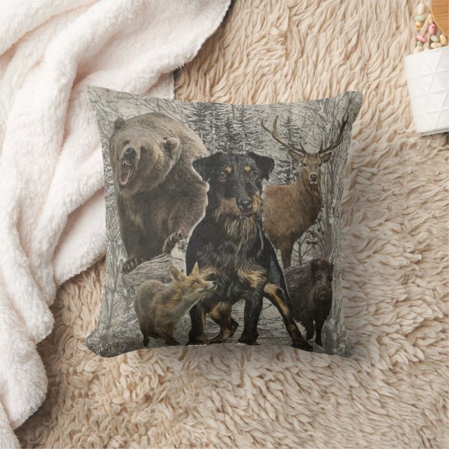 Jagdschrecker, Liebes Tier / Renbrad Kissen (Decke)