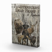 Jagdschrecker, Liebes Tier / Renbrad Paperweight Fotoblock (Rechts)