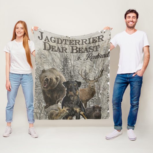 Jagdschrecker, Liebes Tier / Renbrad Paperweight P Fleecedecke (Beispiel)