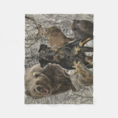 Jagdschrecker, Liebes Tier / Renbrad Paperweight P Fleecedecke (Vorderseite)