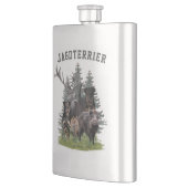 Jagdschrecker Sticker Button Schlüsselanhänger Kaf Flachmann (Links)