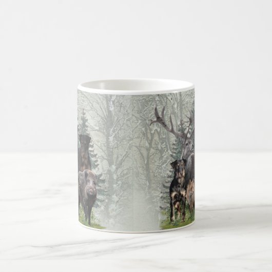 Jagdschrecker Sticker Button Schlüsselanhänger Kaf Kaffeetasse (Mittel)