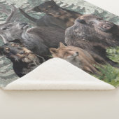 Jagdschrecker Sticker Outdoor Pillow Fleece Blanke Sherpadecke (3/4)