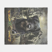 Jagdschrecker - vielseitiger Jagdhund Fleecedecke (Vorderseite (Horizontal))