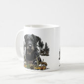 Jagdschrecker - vielseitiger Jagdhund Kaffeetasse (Vorderseite Links)
