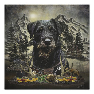 Jagdschrecker - vielseitiger Jagdhund Poster