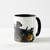 Jagdschrecker - vielseitiger Jagdhund Tasse (VorderseiteRechts)