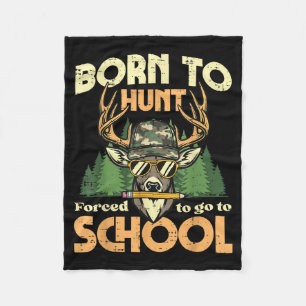 Jagdschule Rehkameleon Jagd Jungen Kinder Jugend Fleecedecke