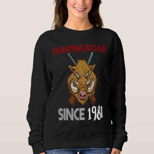 Jagdschwanz seit 1980 sweatshirt (Vorderseite)