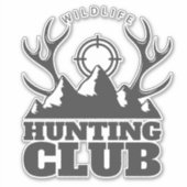 Jagdsticker Aufkleber (Vorderseite)