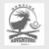 Jagdsticker Aufkleber (Blatt)