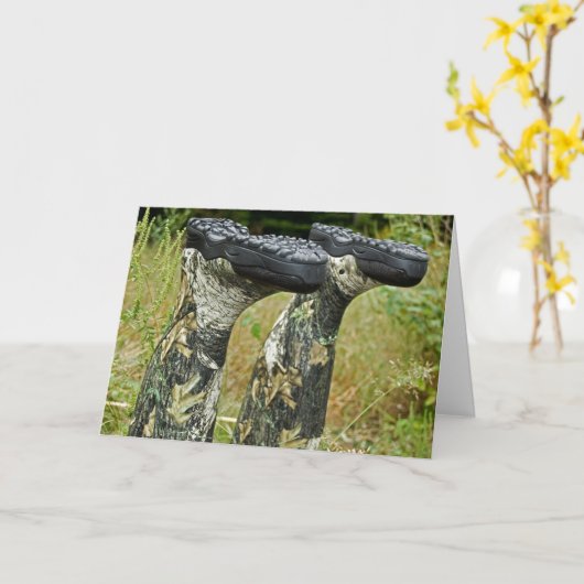 Jagdstiefel Karte (Gelbe Blume)