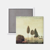 Jagdszene 2 magnet (Vorderseite/Rückseite)