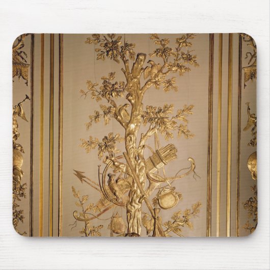 Jagdszene, hölzerner Panelling vom Speisen Mousepad (Vorne)