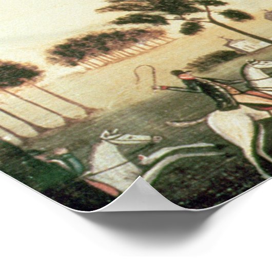 Jagdszene Poster (Ecke)