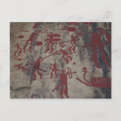 Jagdszenen Postkarte (Vorderseite)