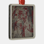 Jagdszenen Silbernes Ornament (Rechts)