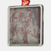 Jagdszenen Silbernes Ornament (Links)