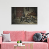 Jagdtag Leinwanddruck (Insitu (Wohnzimmer))