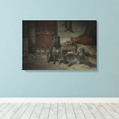 Jagdtag Leinwanddruck (Insitu (Holzboden))