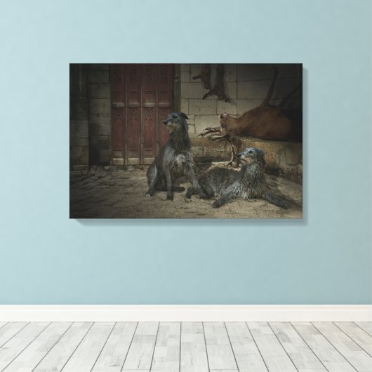 Jagdtag Leinwanddruck (Insitu (Holzboden))