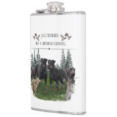 Jagdterer Bo gegen Renbrad Kennel. HP Notebook-Ski Flachmann (Links)