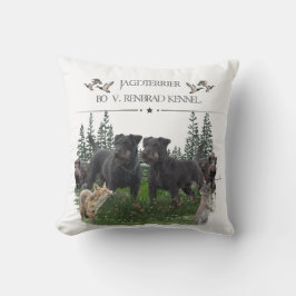 Jagdterer Bo gegen Renbrad Kennel. HP Notebook-Ski Kissen