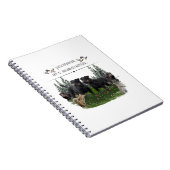 Jagdterer Bo gegen Renbrad Kennel. HP Notebook-Ski Notizblock (Rechte Seite)