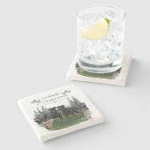 Jagdterer Bo gegen Renbrad Kennel. HP Notebook-Ski Steinuntersetzer (Seitenansicht)