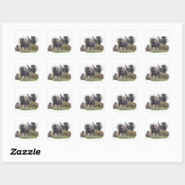 Jagdterer , Bo gegen Renbrad Kennel.'' Sticker