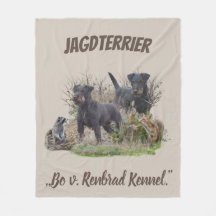 Jagdterer , Bo gegen Renbrad Kennel.'' Sticker Pap