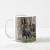 Jagdterer , Bo gegen Renbrad Kennel.'' Sticker Pap Kaffeetasse (Links)