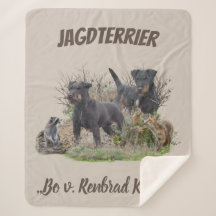 Jagdterer , Bo gegen Renbrad Kennel.'' Sticker Pap