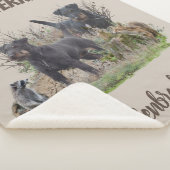 Jagdterer , Bo gegen Renbrad Kennel.'' Sticker Pap Sherpadecke (3/4)