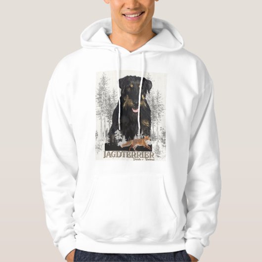Jagdterer Dakota / Renbrad Imitats Canvas Print AG Hoodie (Vorderseite)