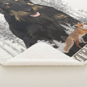 Jagdterer Dakota / Renbrad Imitats Canvas Print AG Sherpadecke (3/4)