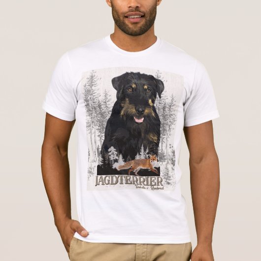 Jagdterer Dakota / Renbrad Imitats Canvas Print AG T-Shirt (Vorderseite)