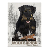 Jagdterer Dakota / Renbrad Imitats Canvas Print Poster (Vorderseite)