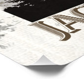 Jagdterer Dakota / Renbrad Imitats Canvas Print Poster (Ecke)