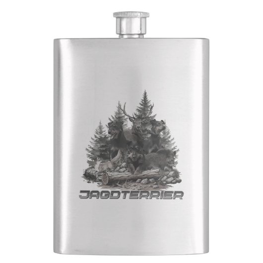 Jagdterer Flachmann (Vorderseite)