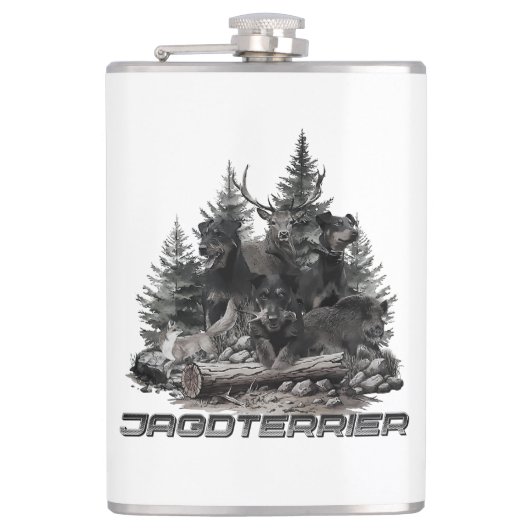 Jagdterer Flachmann (Vorderseite)