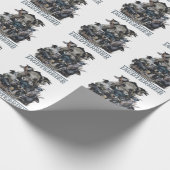 Jagdterer Geschenkpapier (Ecke)