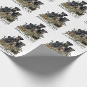 Jagdterer Geschenkpapier (Ecke)