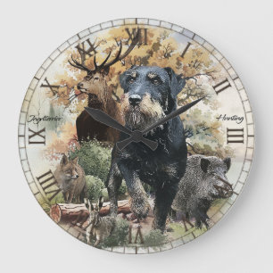 Jagdterer Große Wanduhr